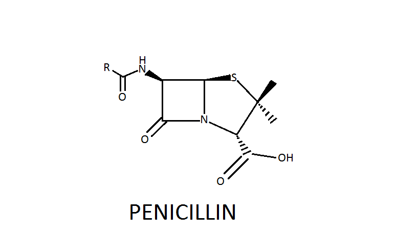 Penicillin képlete-készítette:Lengyel Bence