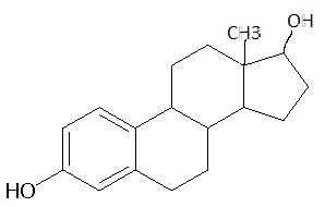 Estradiol, most frequent of estrogens