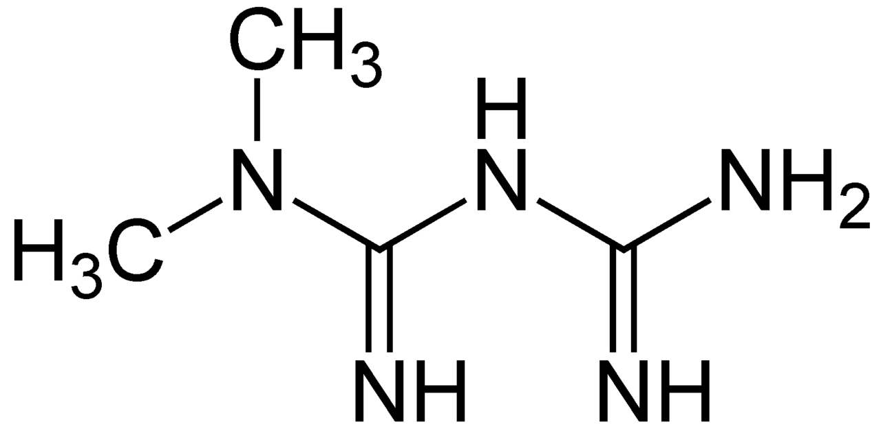 Metformin chemical formula